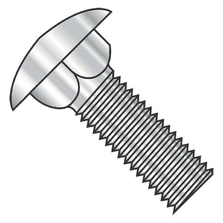 Usa Industrials Round Neck, M6, 20 mm L, 316 Stainless Steel, Plain BULK-BOLT-1212